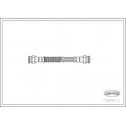 stabdžių žarnelė
                                CORTECO                                                19019119, CORTECO