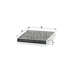 filtras, salono oras
                                MANN-FILTER                                                CUK2026, MANN