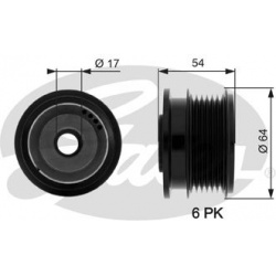 laisvos eigos sankaba, kint. sr. generatorius DriveAlign™
                                GATES                            