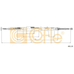 trosas, stovėjimo stabdys
                                COFLE                                                461.10, Nenur