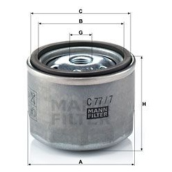 oro filtras
                                MANN-FILTER                                                C77/7, MANN-FILTER, C7