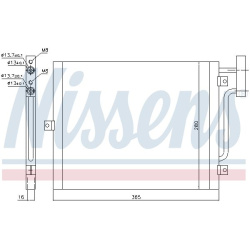 kondensatorius, oro kondicionierius ** FIRST FIT **
                                NISSENS                                  