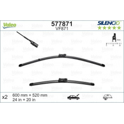 valytuvai SILENCIO FLAT BLADE SET
                                VALEO                                                577871