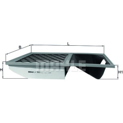 Filtras oro
                                MAHLE                                                LX3583, MAHLE, LX3583, auto 