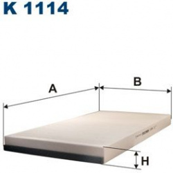 filtras, salono oras
                                FILTRON                                                K1114, Nenurodyta