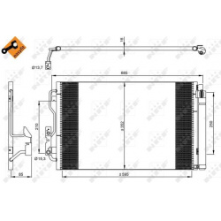 kondensatorius, oro kondicionierius EASY FIT
                                NRF                                             