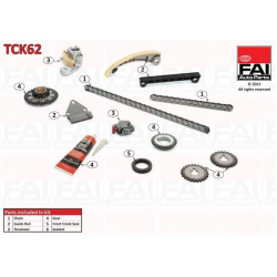 paskirstymo grandinės komplektas
                                FAI AutoParts                                TCK62, FAI Aut