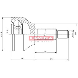 pusašio šarnyras
                                KAMOKA                                                6040, KAMOKA, 6040, 