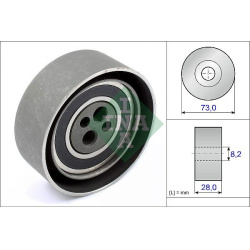 įtempiklio skriemulys, paskirstymo diržas
                                INA                                              