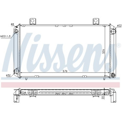 Aušinimo radiatorius
NISSENS 64057A, NISSENS,