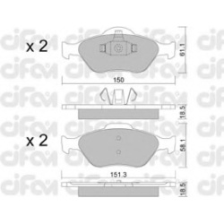 CIFAM                                                822-316-0, Nenurodytas gamintojas, 822-316-0, auto detalė