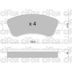 CIFAM                                                822-327-0, Nenurodytas gamintojas, 822-327-0, auto detalė