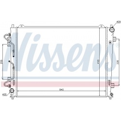 Aušinimo radiatorius
                                NISSENS                                                66686, NISSENS, 