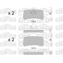 CIFAM 822-526-0, Nenurodytas gamintojas, 822-526-0, auto detalė