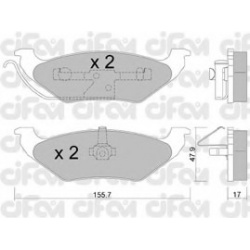 CIFAM                                                822-624-0, Nenurodytas gamintojas, 822-624-0, auto detalė