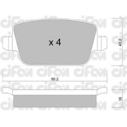 CIFAM                                                822-780-0, Nenurodytas gamintojas, 822-780-0, auto detalė