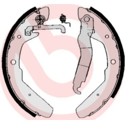 stabdžių trinkelių komplektas ESSENTIAL LINE
                                BREMBO                                       