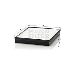 filtras, salono oras
                                MANN-FILTER                                                CU2520, MANN-