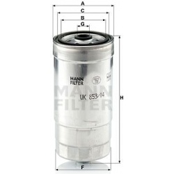 kuro filtras
                                MANN-FILTER                                WK853/14, MANN-FILTER, WK85314, auto 