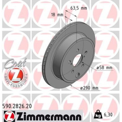 stabdžių diskas (1vnt) COAT Z
                                ZIMMERMANN                                                590