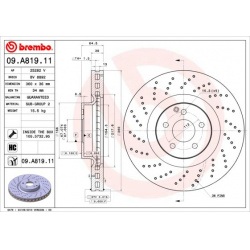 stabdžių diskas (1vnt) PRIME LINE - UV Coated
                                BREMBO                                       
