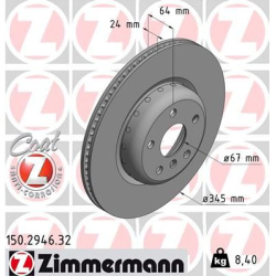 stabdžių diskas (1vnt) FORMULA F
                                ZIMMERMANN                                                