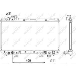 Aušinimo radiatorius
                                NRF                                                53288, NRF, 53288, a