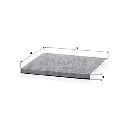 Filtras, salono oras
MANN-FILTER CUK29001, MAN