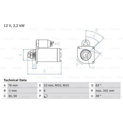 Starteris
                                BOSCH                                                0986021620, BOSCH, 0986021620,