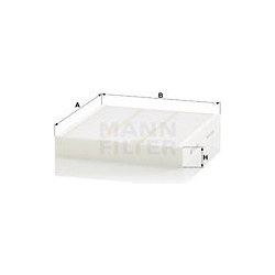 filtras, salono oras
                                MANN-FILTER                                                CU2232/1, MAN