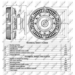 sankaba, radiatoriaus ventiliatorius
                                NRF                                49005, NRF, 49005, au