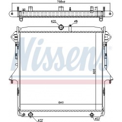Aušinimo radiatorius
                                NISSENS                                                69245, NISSENS, 