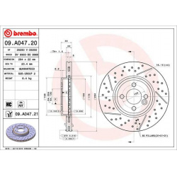 stabdžių diskas (1vnt) PRIME LINE - UV Coated
                                BREMBO                                       