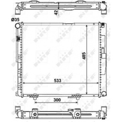 Aušinimo radiatorius
                                NRF                                                516572, NRF, 516572,