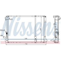 Aušinimo radiatorius
                                NISSENS                                                63976A, NISSENS,
