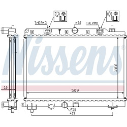 Aušinimo radiatorius
                                NISSENS                                                64304A, NISSENS,