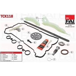 paskirstymo grandinės komplektas
                                FAI AutoParts                                              