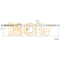 trosas, stovėjimo stabdys
                                COFLE                                                17.2111, Nenu