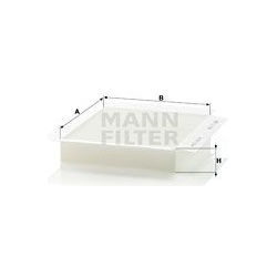 filtras, salono oras
                                MANN-FILTER                                                CU2338, MANN-