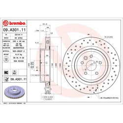 stabdžių diskas (1vnt) PRIME LINE - UV Coated
                                BREMBO                                       