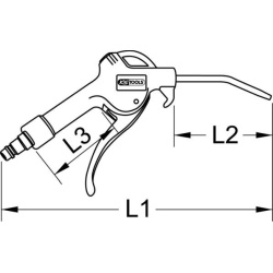 Šepečių ir purkštuvų kompl., išsiurbimo/prapūtimo pistoletas
                                KS TOOLS                 