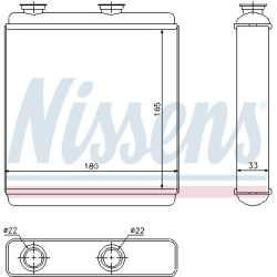 šilumokaitis, salono šildymas ** FIRST FIT **
                                NISSENS                                72663,