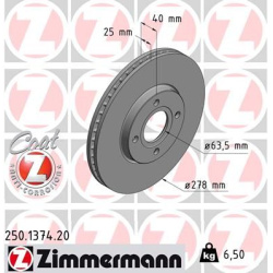 stabdžių diskas (1vnt) COAT Z
                                ZIMMERMANN                                                250
