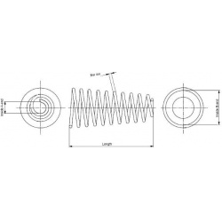 spyruoklė MONROE SPRINGS
                                                SP3743, MONROE, SP3743, auto detalė