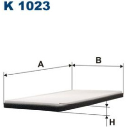 filtras, salono oras
                                FILTRON                                                K1023, Nenurodyta