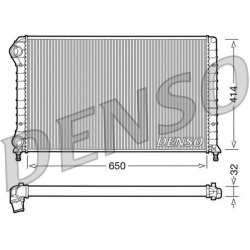 Aušinimo radiatorius
                                DENSO                                                DRM09062, DENSO, D