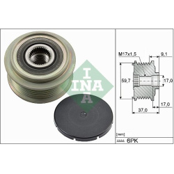 laisvos eigos sankaba, kint. sr. generatorius
INA