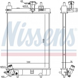 Aušinimo radiatorius
                                NISSENS                                                617554, NISSENS,
