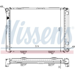 Aušinimo radiatorius
                                NISSENS                                62732A, NISSENS, 62732A, auto de