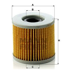 alyvos filtras
                                MANN-FILTER                                                MH811, MANN-FILTER,